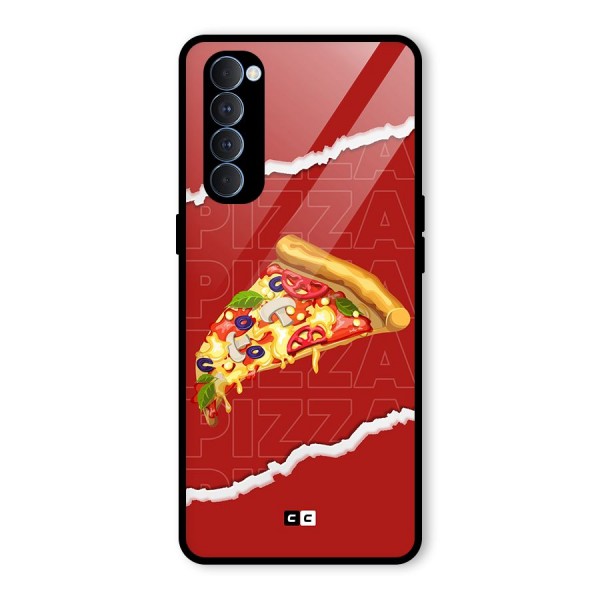 Pizza Lover Glass Back Case for Oppo Reno4 Pro