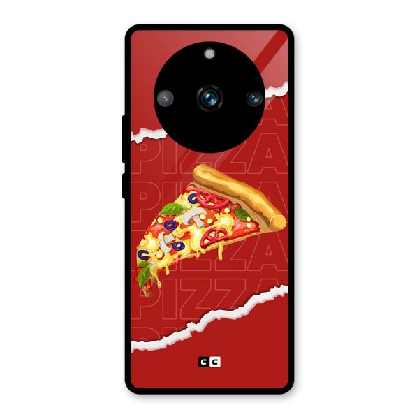 Pizza Lover Glass Back Case for Realme 11 Pro