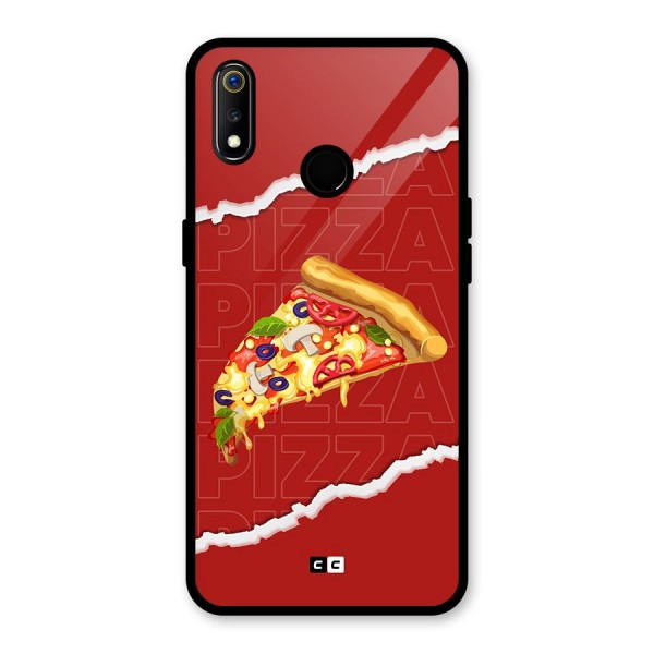 Pizza Lover Glass Back Case for Realme 3