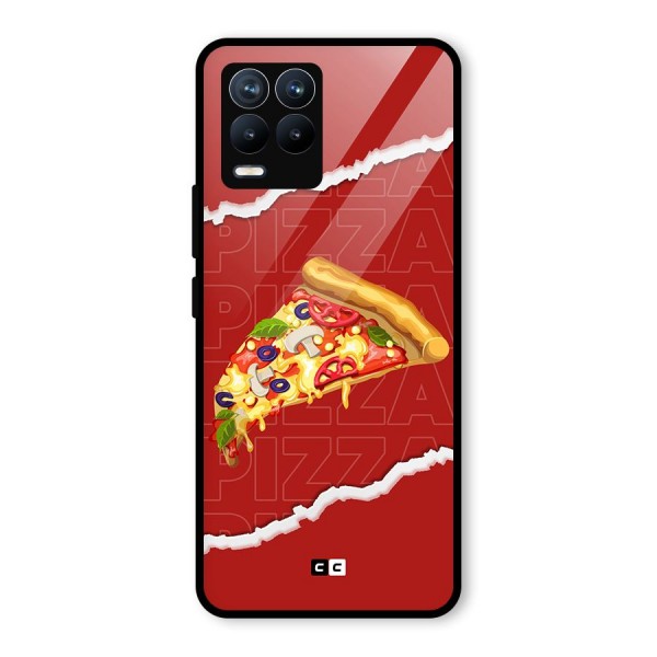 Pizza Lover Glass Back Case for Realme 8 Pro