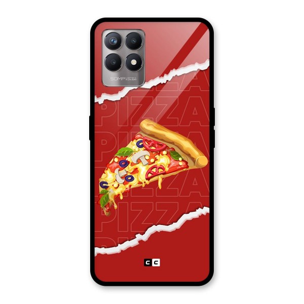 Pizza Lover Glass Back Case for Realme 8i