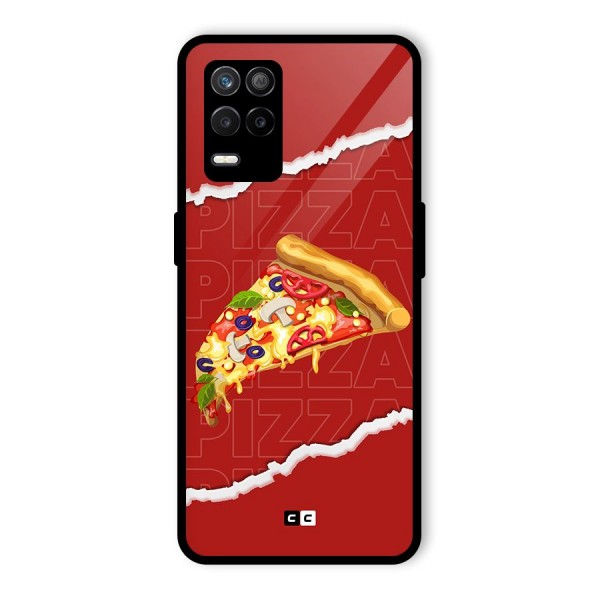 Pizza Lover Glass Back Case for Realme 8s 5G