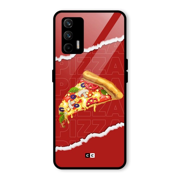 Pizza Lover Glass Back Case for Realme X7 Max