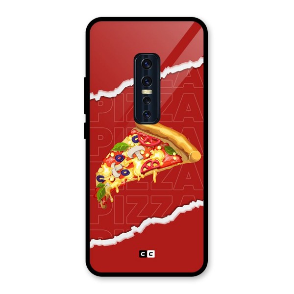 Pizza Lover Glass Back Case for Vivo V17 Pro