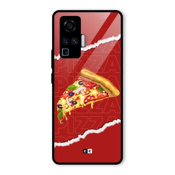 Pizza Lover Glass Back Case for Vivo X50 Pro