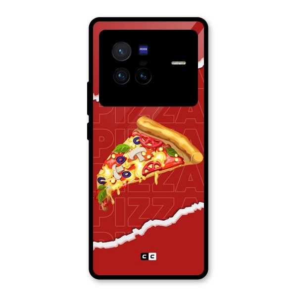 Pizza Lover Glass Back Case for Vivo X80