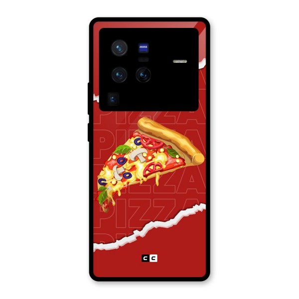 Pizza Lover Glass Back Case for Vivo X80 Pro