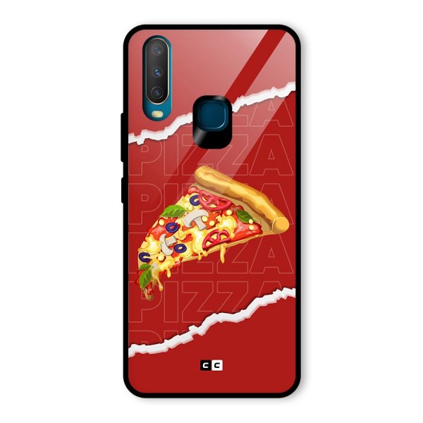 Pizza Lover Glass Back Case for Vivo Y12