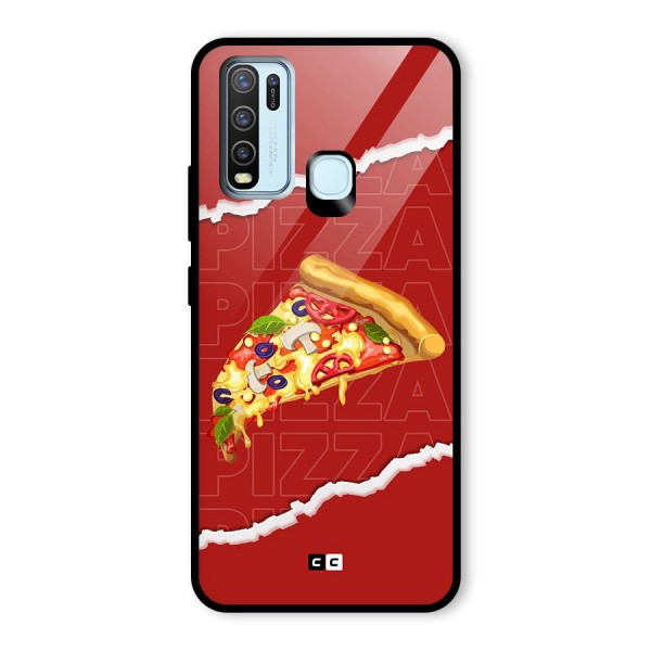 Pizza Lover Glass Back Case for Vivo Y30