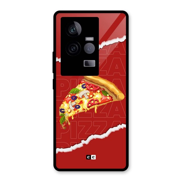 Pizza Lover Glass Back Case for Vivo iQOO 11 5G