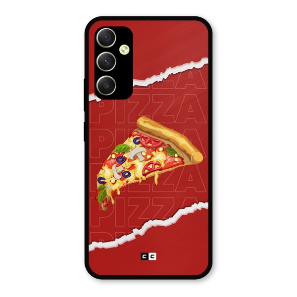 Pizza Lover Metal Back Case for Galaxy A34