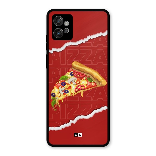 Pizza Lover Metal Back Case for Moto G32