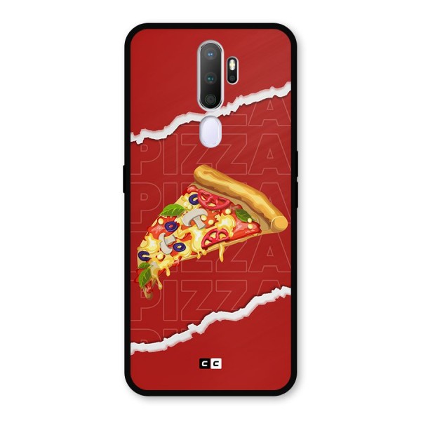 Pizza Lover Metal Back Case for Oppo A9 (2020)