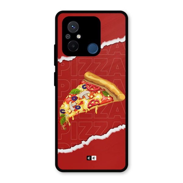 Pizza Lover Metal Back Case for Poco C55