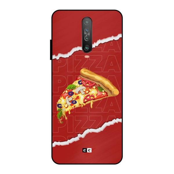 Pizza Lover Metal Back Case for Poco X2