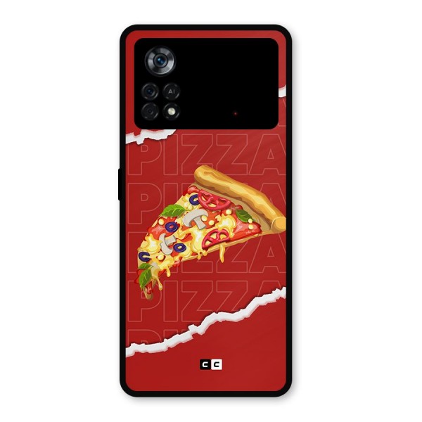 Pizza Lover Metal Back Case for Poco X4 Pro 5G