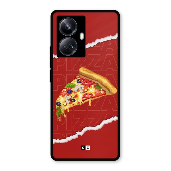 Pizza Lover Metal Back Case for Realme 10 Pro Plus