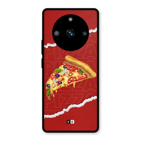 Pizza Lover Metal Back Case for Realme 11 Pro Plus