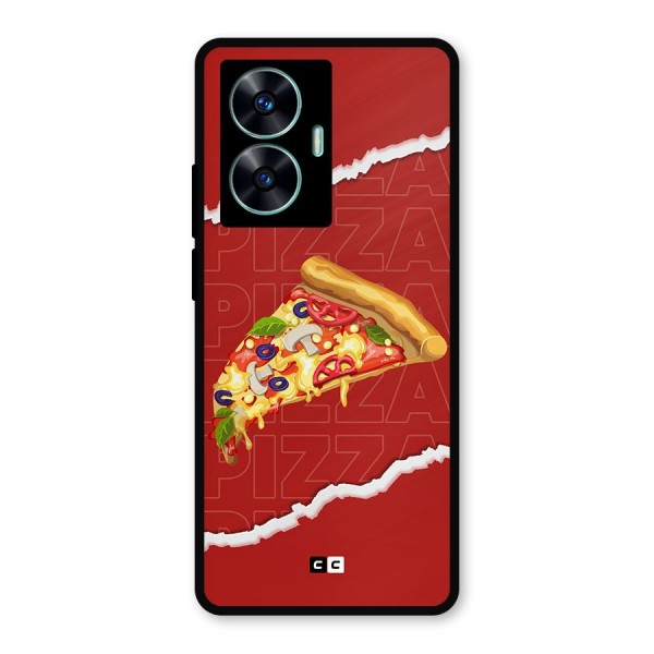 Pizza Lover Metal Back Case for Realme C55