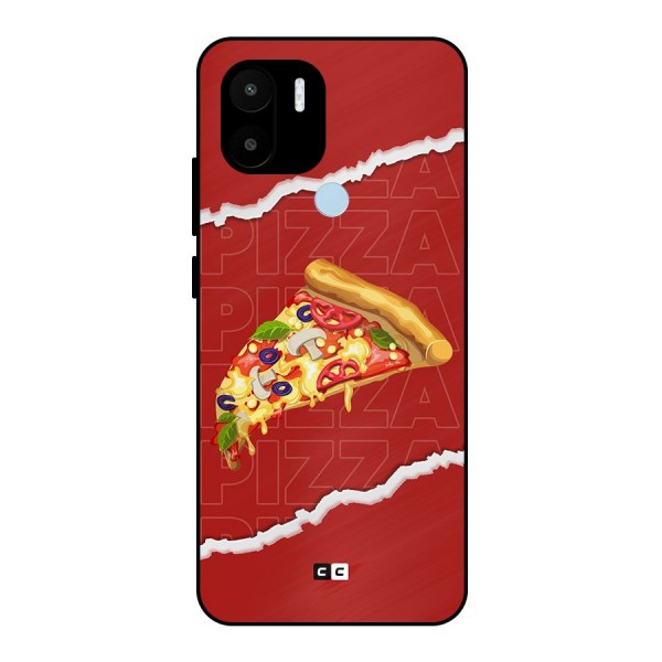 Pizza Lover Metal Back Case for Redmi A1 Plus
