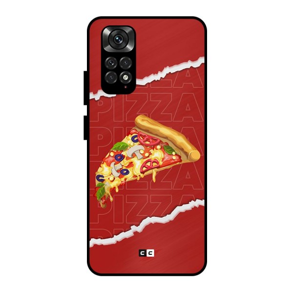 Pizza Lover Metal Back Case for Redmi Note 11 Pro