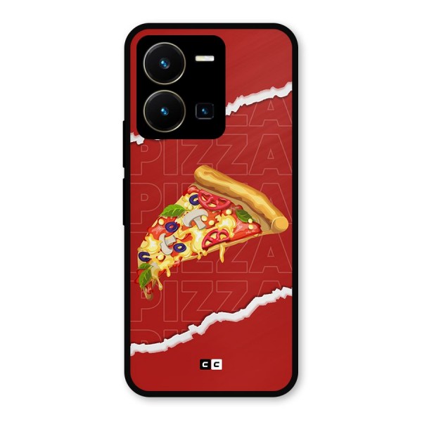 Pizza Lover Metal Back Case for Vivo Y35