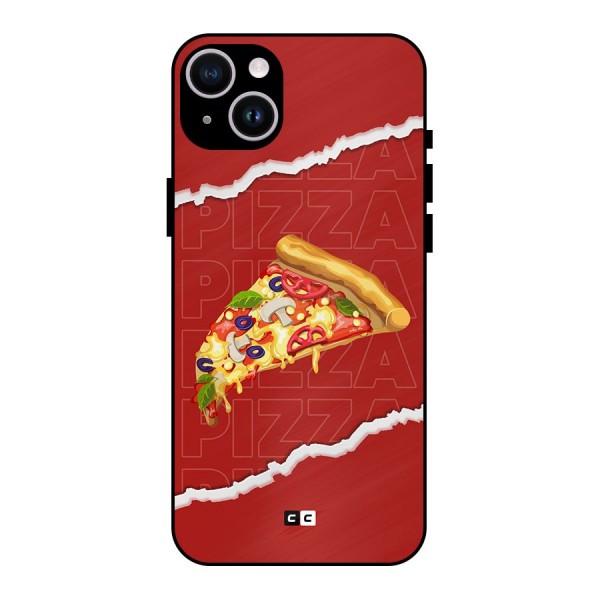 Pizza Lover Metal Back Case for iPhone 14 Plus