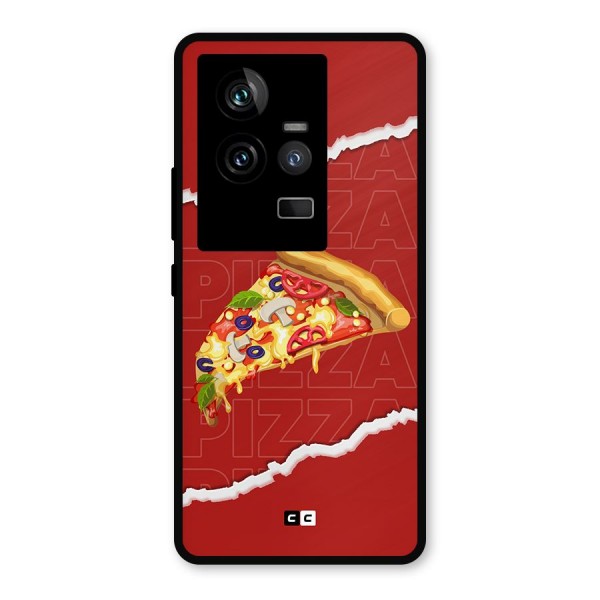 Pizza Lover Metal Back Case for iQOO 11 5G