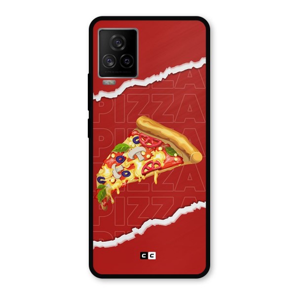 Pizza Lover Metal Back Case for iQOO 7 Legend 5G