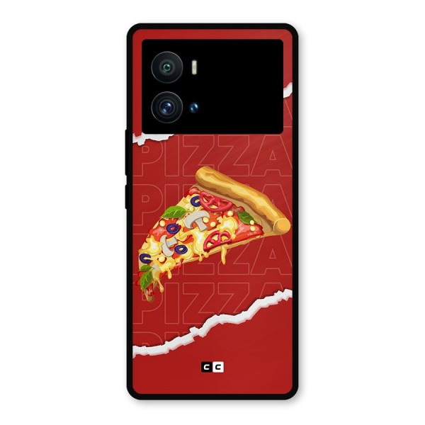 Pizza Lover Metal Back Case for iQOO 9 Pro