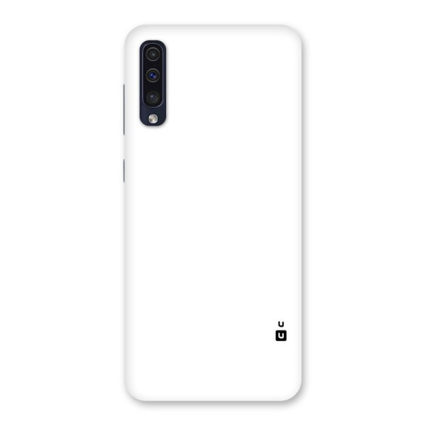 Plain White Back Case for Galaxy A50