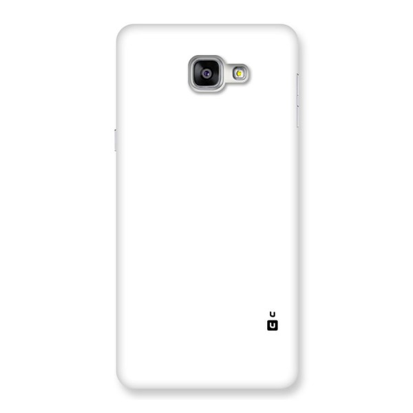 Plain White Back Case for Galaxy A9