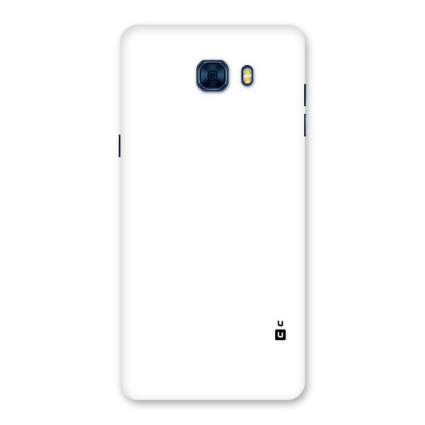 Plain White Back Case for Galaxy C7 Pro