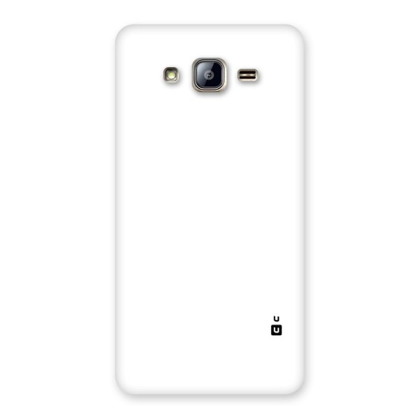 Plain White Back Case for Galaxy On5