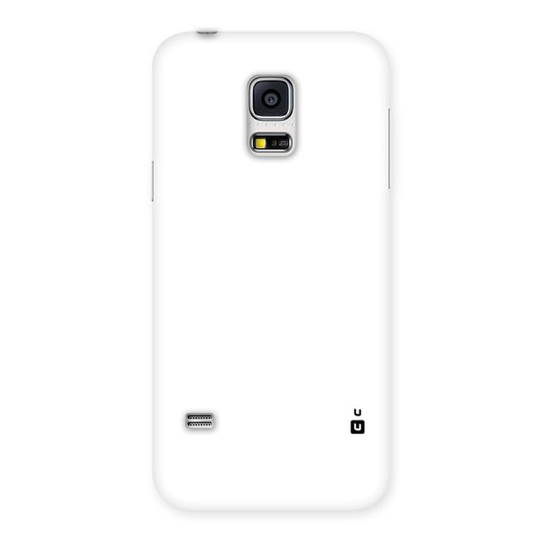 Plain White Back Case for Galaxy S5 Mini