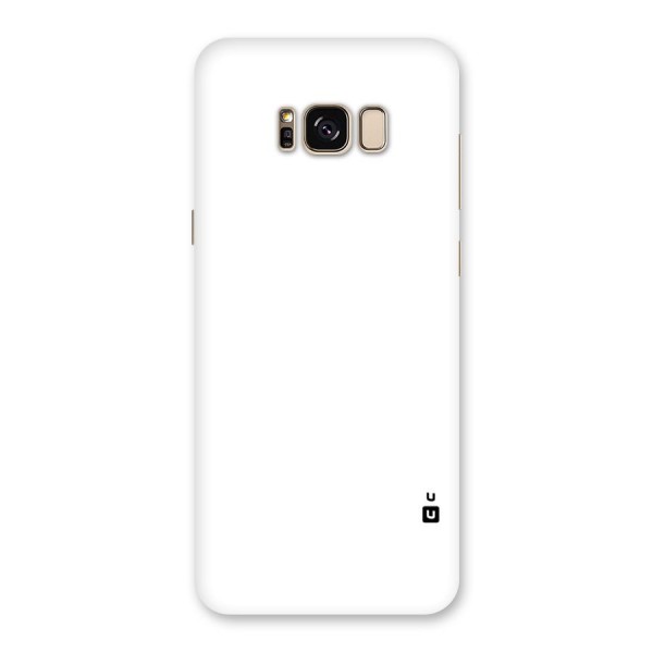 Plain White Back Case for Galaxy S8 Plus