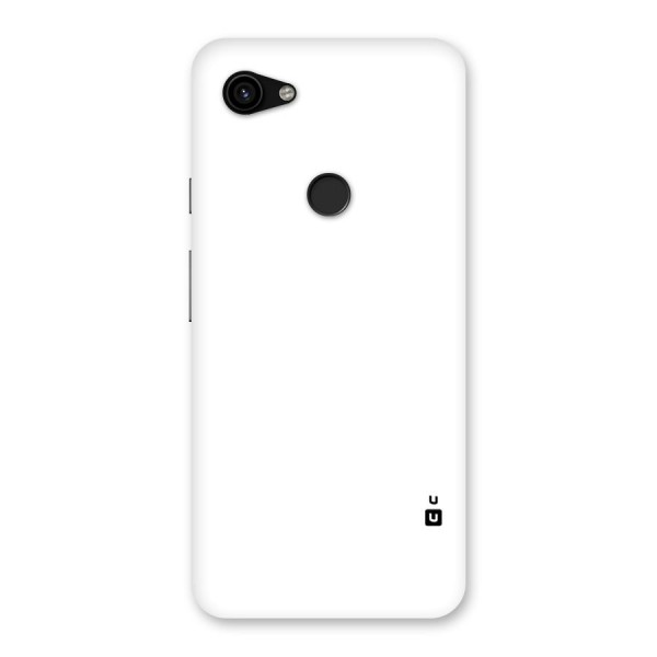 Plain White Back Case for Google Pixel 3a XL