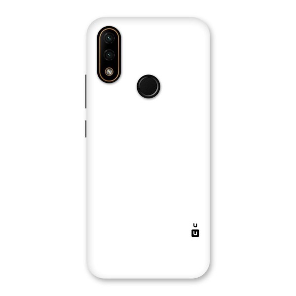 Plain White Back Case for Lenovo A6 Note