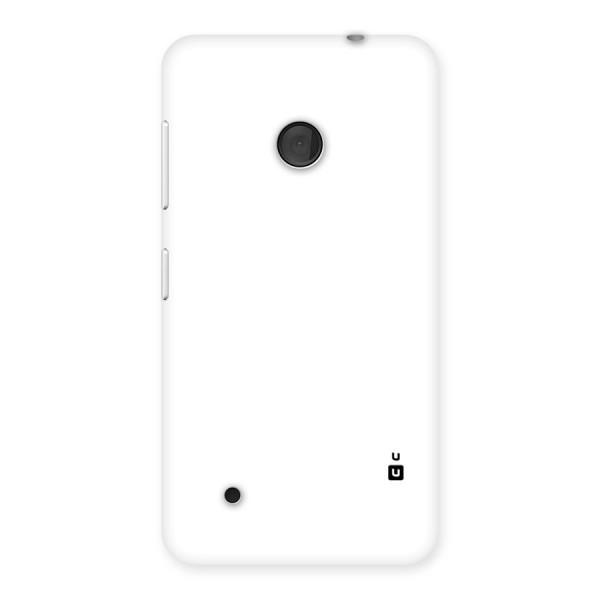 Plain White Back Case for Lumia 530