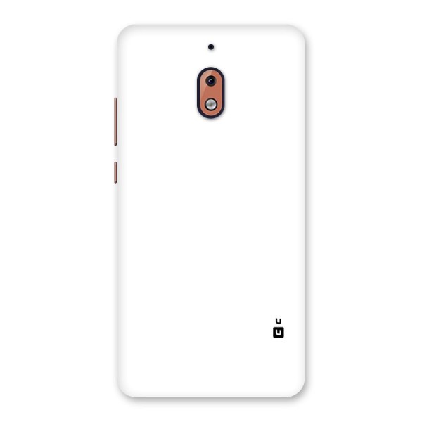 Plain White Back Case for Nokia 2.1