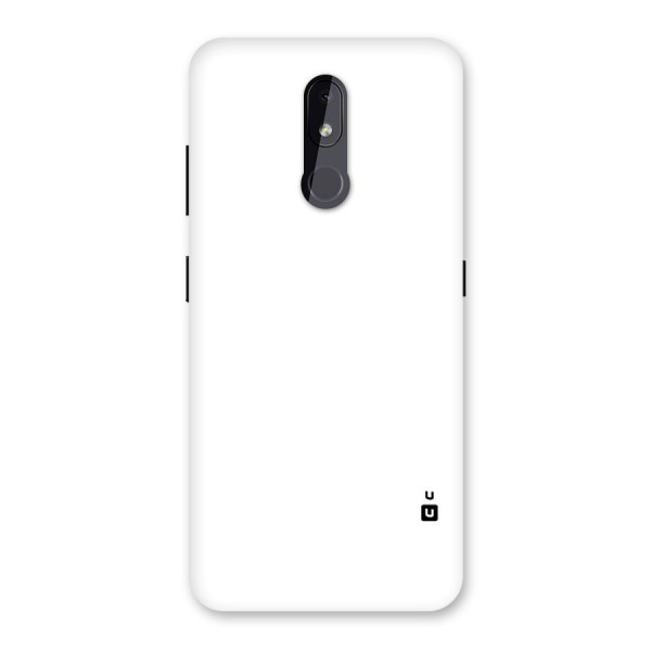 Plain White Back Case for Nokia 3.2