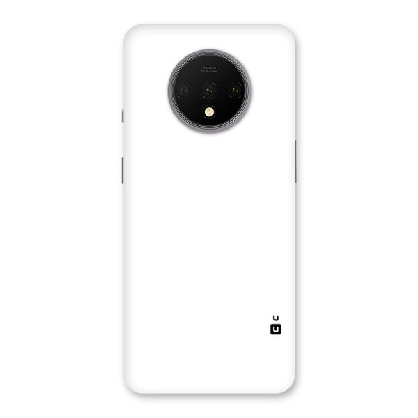 Plain White Back Case for OnePlus 7T