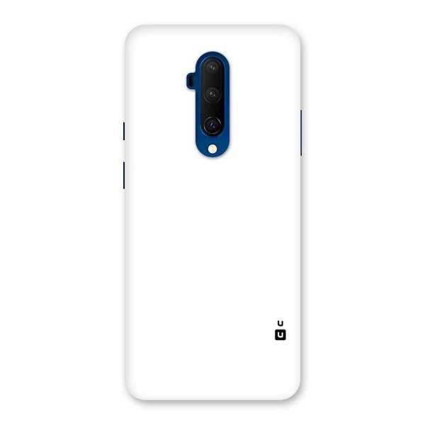 Plain White Back Case for OnePlus 7T Pro