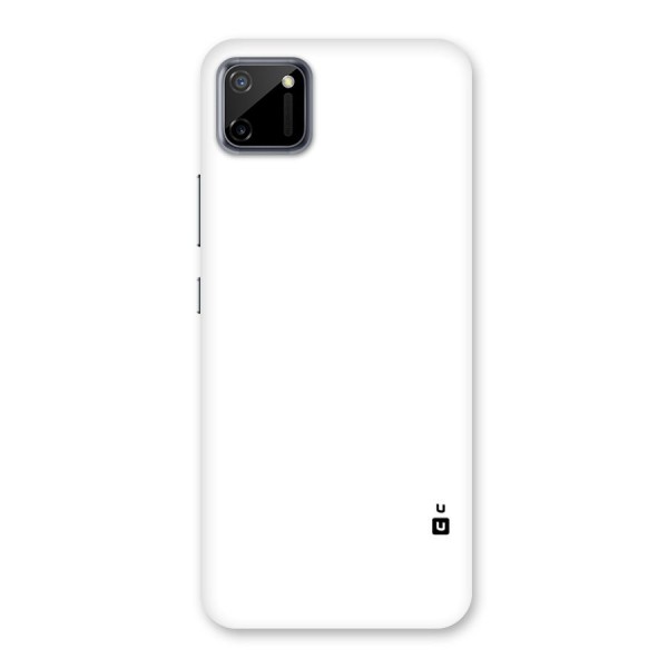 Plain White Back Case for Realme C11