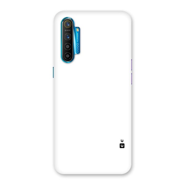 Plain White Back Case for Realme XT