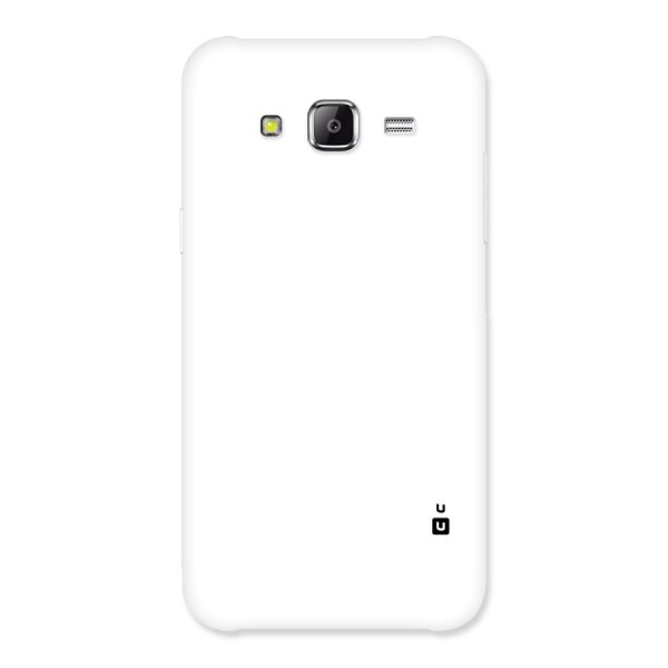 Plain White Back Case for Samsung Galaxy J5