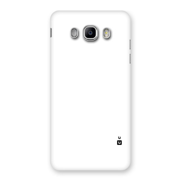 Plain White Back Case for Samsung Galaxy J5 2016