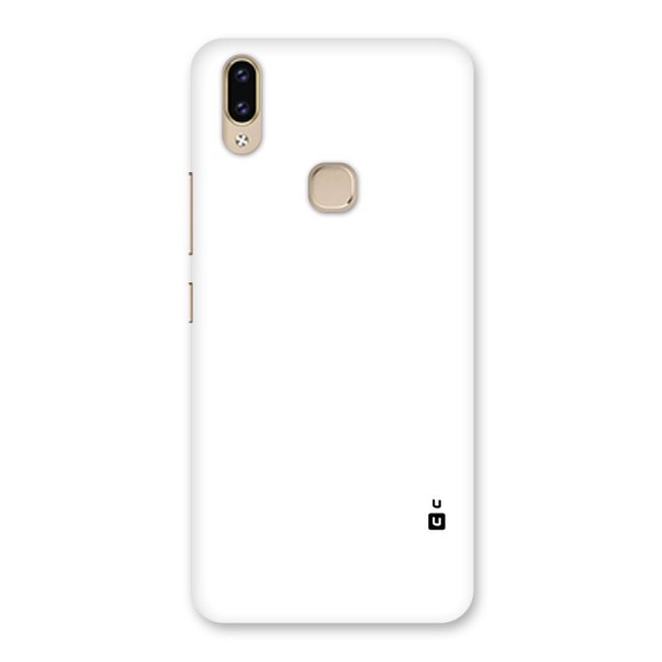 Plain White Back Case for Vivo V9