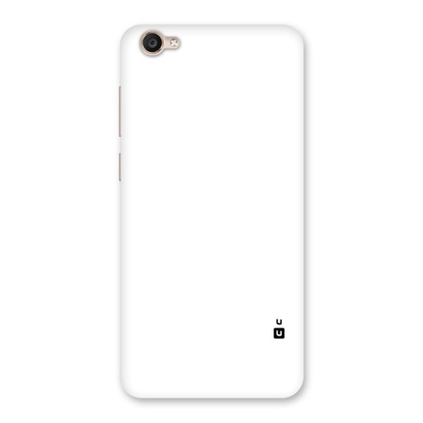 Plain White Back Case for Vivo Y55s