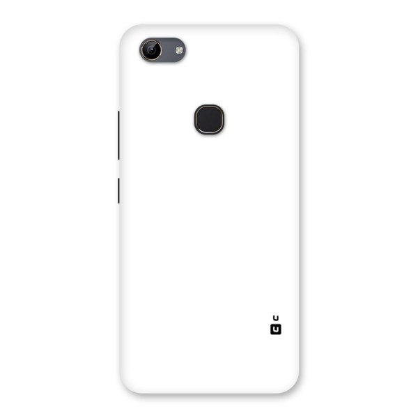 Plain White Back Case for Vivo Y81